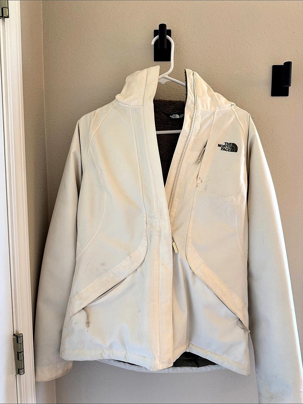The North Face Women'Small Shelbe Raschel Hoodie White Small